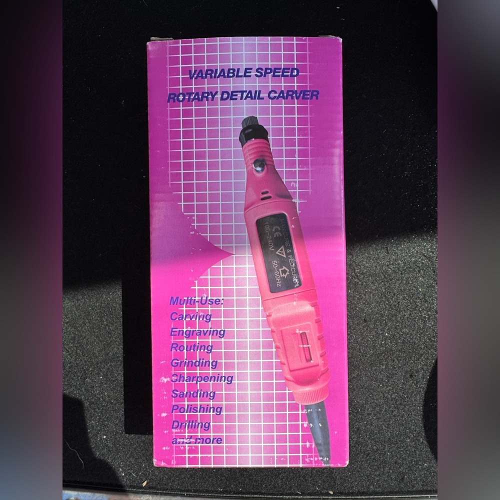 Pink Variable Speed Rotary Detail Carver